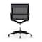 Officesource Franklin Collection Mesh Swivel Chair with Black Frame OSEC9901MBK - alternate 2